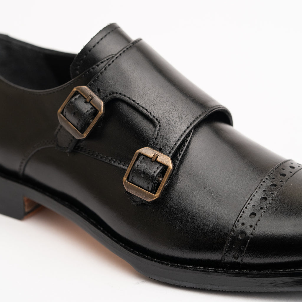 Rajput - Monk Strap // Black